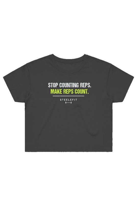 MAKE REPS COUNT.™ Women’s Crop Tee