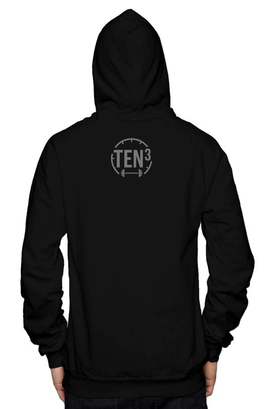 STEELEFIT™ Time > Reps Hoodie – Stealth Edition